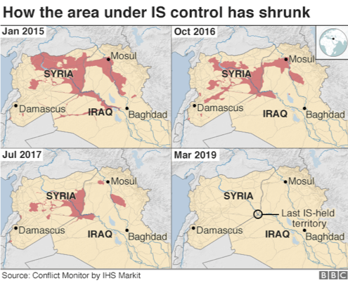 ISIS territory - BBC