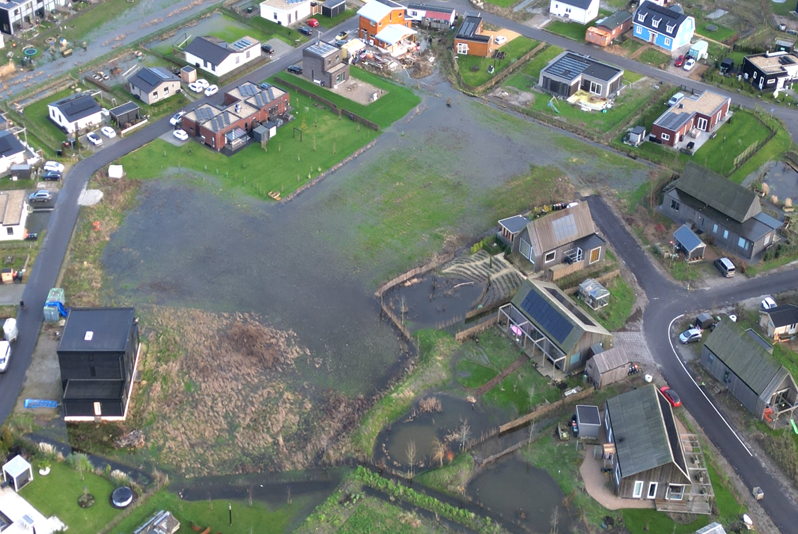 Wateroverlast in Almere Oosterwold