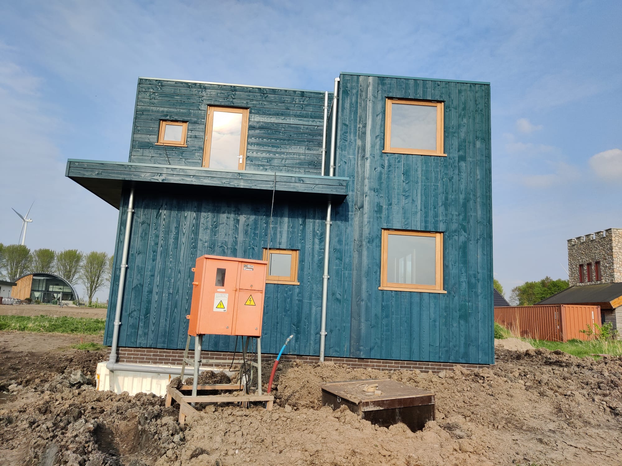 Een zelfgebouwd huis in Oosterwold, Almere