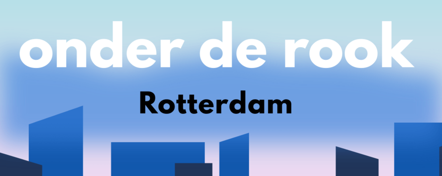 Abstracte skyline van Rotterdam