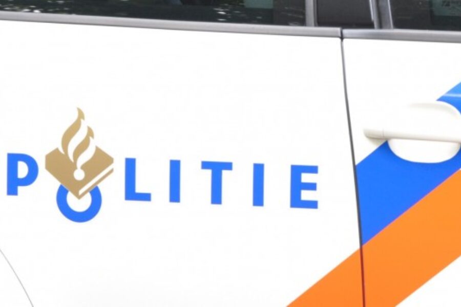 zijkant van politie auto